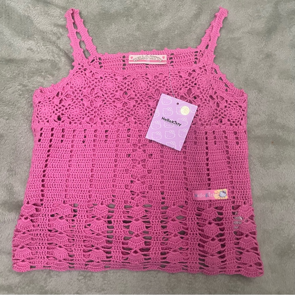 Hello Kitty Crochet Top NWT